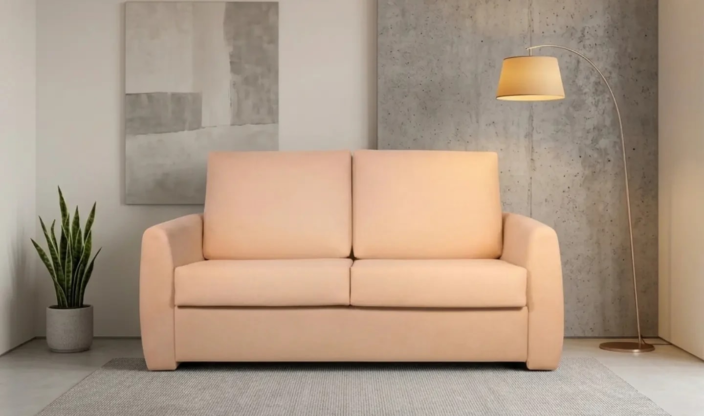 Sofá cama Belvedere en un salón